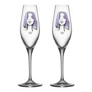 Kosta Boda - All About You Champagneglas 2-pack Forever Mine