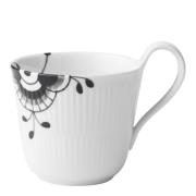 Royal Copenhagen - Black Fluted Mega Mugg högt handtag 33 cl