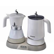 Ariete - Set Tekokare + Kaffemaskin Vit