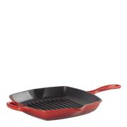 Le Creuset - Signature Grillpanna Kvadratisk 26 cm Cerise