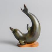 Rörstrand - SÅLD Delfin Figur Gunnar Nylund