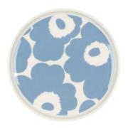 Marimekko - Unikko Tallrik 13,5 cm Sky Blue/Vit