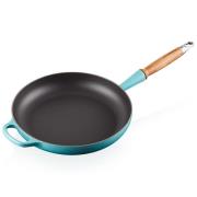 Le Creuset - Signature Stekpanna med trähandtag 28 cm Caribbean