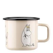 Muurla - Mumin Emaljmugg Snorkfröken 37 cl Beige