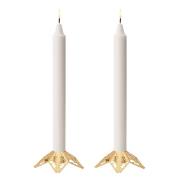 Georg Jensen - Christmas Collectibles Årsljusstake 2-pack Förgylld