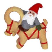 ROLF BERG KERAMIK - Tomte och Halmbock 23x23 cm