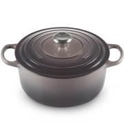 Le Creuset - Signature Gjutjärnsgryta rund 5,3 L Flint