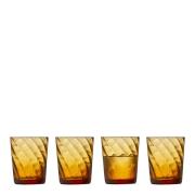 Lyngby Glas - Vienna Vattenglas 30 cl 4-pack Amber