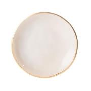 Heirol - Heirol x Nosse Tallrik 28 cm Edge Ivory Gold