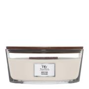 WoodWick - Ellipse doftljus white teak