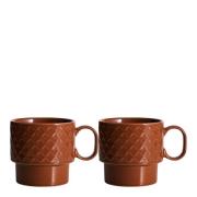 Sagaform - Coffee & More temugg 50 cl 2-pack terracotta