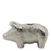 House Doctor - Pig ljusstake 8,5 cm antiksilver