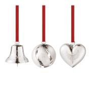 Georg Jensen - Jul 2024 juldekoration 3-pack silver