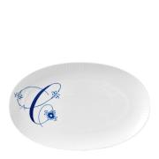 Royal Copenhagen - Blue Fluted Pl Alphabet oval tallrik C 23 cm