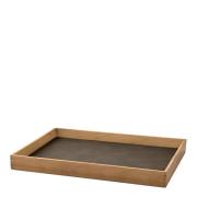 LIND DNA - Even teak bricka 27,9x35,9 cm nupo kaviar