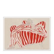 Poster & Frame - The Poster Club x Sofia Lind poster 30x40 cm red chai...