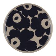 Marimekko - Unikko tallrik 20 cm beige/mörkblå