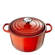 Le Creuset - Signature Gjutjärnsgryta rund 24 cm 5 L Cerise