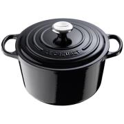 Le Creuset - Signature Gjutjärnsgryta rund 24 cm 5 L Svart