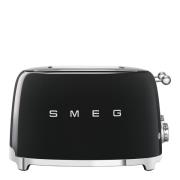 SMEG - Smeg 50's style Brödrost 4 skivor kvadrat Svart