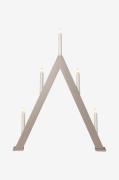 Star Trading - Ljusstake Albo höjd 66 cm - Beige - Adventsljusstakar -...