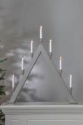 Star Trading - Ljusstake Vind höjd 63 cm - Beige - Adventsljusstakar -...