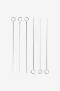 Dorre - Cocktailpinnar Carita 6-pack - Silver - Bar- & drinktillbehör ...
