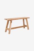 House Nordic - Bänk Barcelona, teak, 90x25xh45 cm - Brun - Bänkar - Fr...