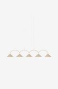 Globen Lighting - Pendel Curve 5 - Beige - Takpendlar - Från Homeroom