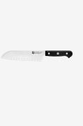 ZWILLING - Kniv Santoku med olivslipning Gourmet 18 cm - Svart - Köksk...