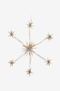 Star Trading - Siluett Flower Snowflake 50cm - Vit - Dekorativ julbely...