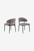 NORDFORM - Matstol Edina 2-pack - Brun - Stolar - Från Homeroom
