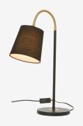 Aneta Lighting - Bordlampa Ljusdal /matt mässing - Svart - Bordslampor...