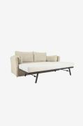 Kave Home - Bäddsoffa Tanit, 3 sits - Vit - Bäddsoffor - Från Homeroom
