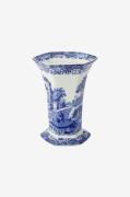 Spode - Vas Blue Italian Hexagonal höjd 27 cm - Blå - Krukor & vaser -...