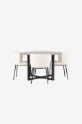 Venture Home - Matgrupp Durango med 4st stolar Edina - Brun - Matgrupp...