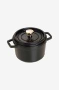 Staub - Gryta La Cocotte rund 16 cm, 1,2 l - Svart - Grytor & kastrull...