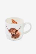 Royal Worcester - Mugg Wrendale Designs Highland Coo 31 cl - Flerfärga...