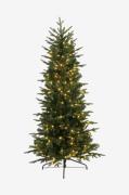 NORDFORM - KONSTGJORD JULGRAN MED 300 LED ADAPTER H180CM - Grön - Julp...