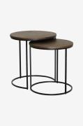 Nordic Furniture Group - Soffbord set Duett 49 ek - Brun - Soffbord - ...