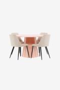 Venture Home - Matbord Lanzo med Night stol - Beige - Matgrupper - Frå...