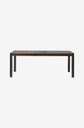 NORDFORM - Trädgårdsbord 205/275x100 cm - Brun - Matbord utomhus - Frå...