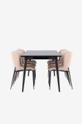 Venture Home - Ellis matbord med Modesto matstol - Beige - Matgrupper ...