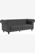 Dorel Home - Soffa 3 sittplatser Felix - Grå - 3-sits soffor - Från Ho...