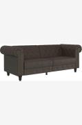 Dorel Home - Soffa 3 sittplatser Felix - Grå - 3-sits soffor - Från Ho...