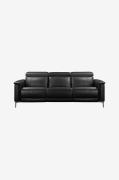 Loft24 - Soffa 3-sits soffa med 2 manuella vilstolar Lund - Grön - 3-s...