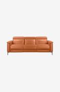Loft24 - Hörn Soffa 3 Sits 1 Recliner Höger Manuell Lund - Brun - 3-si...