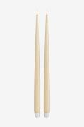 DeluxeHomeart - LED Taper Candle Shiny 2,2x38 cm 2 st - Vit - Ljus - F...