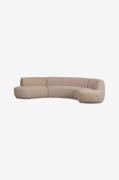 WOOOD - Halv rund soffa Batavier - Beige - Soffor - Från Homeroom