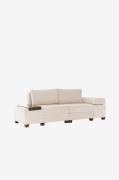Hanah Home - Bäddsoffa med 3 sittplatser Perenna - Vit - Bäddsoffor - ...